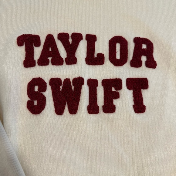 Taylor Swift Red Varsity Knit Sweater - Picture 2 of 6